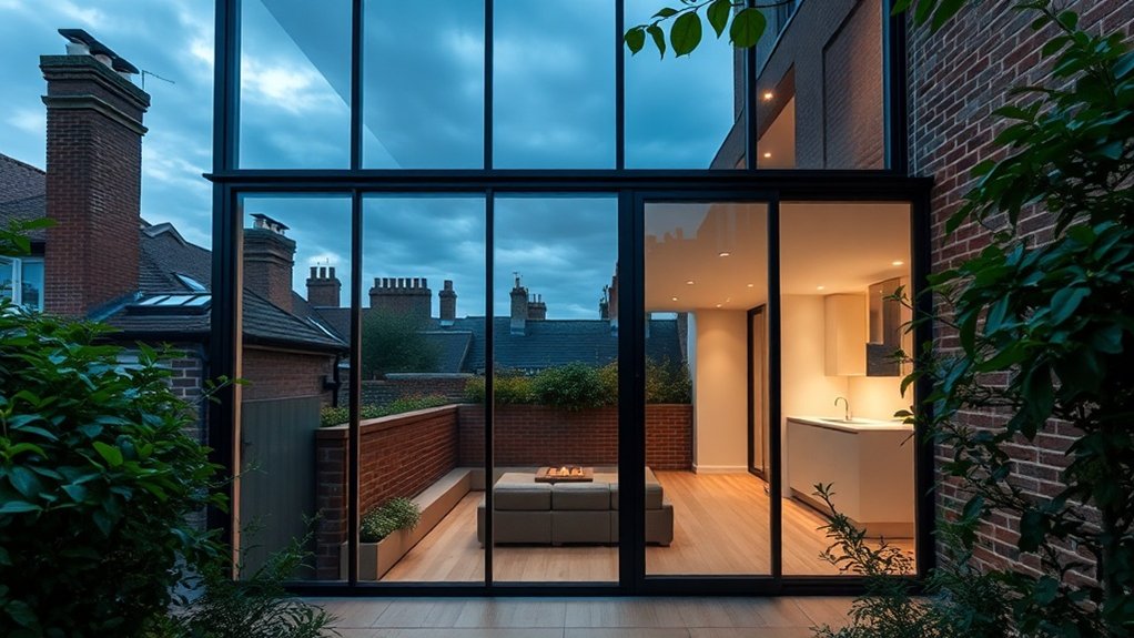 Glass Extension Walls Wandsworth