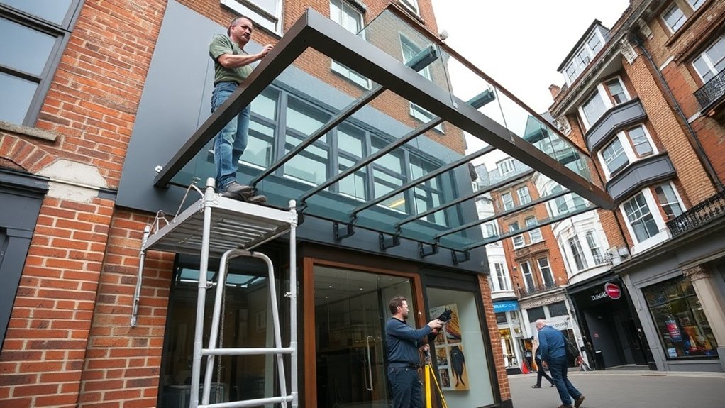 Shopfront Canopy Wandsworth